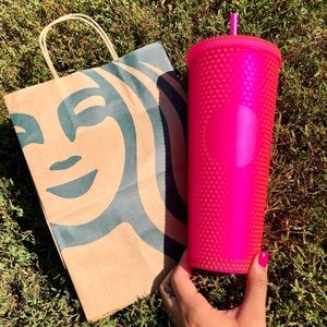 *NEW* Pink Lemonade Studded Starbucks Tumbler
